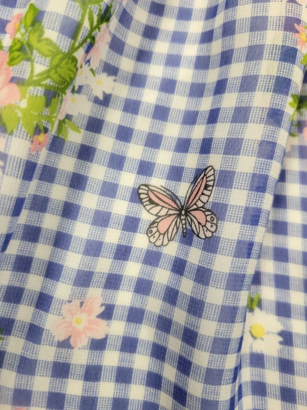 Beauties girls top size 8 blue, white and pink good condition